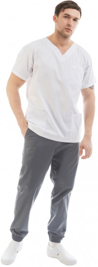 Блуза «Крош», белая NEW (ЛС 3214.01)