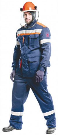 Костюм 31 кал/см2 из огнезащитной ткани WORKER (куртка/брюки) (СП02-Л IV)