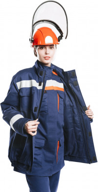 Куртка - накидка 52 кал/см2 из огнезащитной ткани WORKER (СПН09-ДV)