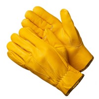 Gward Force Gold Желтые кожаные перчатки анатомического кроя Артикул: XY276