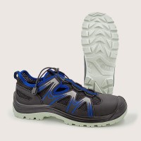 Полуботинки с перфорацией «Скорпион Урбан ПК и Кевлар» (1607ПК), черно-синие