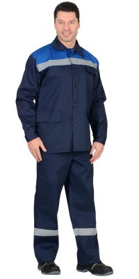 Костюм СИРИУС-ПРОИЗВОДСТВЕННИК куртка, брюки 100% х/б, пл. 210 г/кв.м (Арт. 03203)
