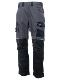 Брюки мужские летние Brodeks KS 302, серый/черный
