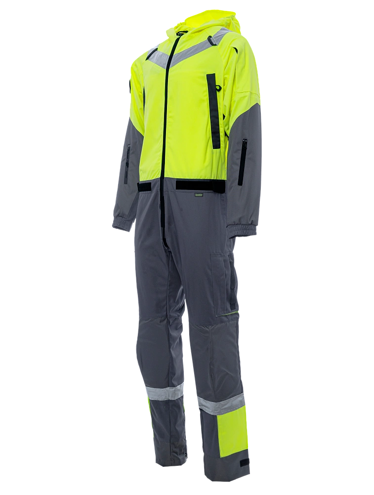Летний комбинезон Brodeks KS503, желтый/серый