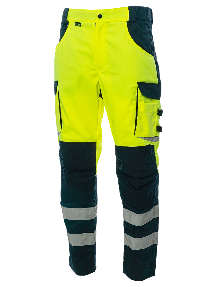 Сигнальные брюки Brodeks KS 309, желтый/черный