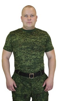 Футболка х/б трикотажная 145 гр./м2 цв. кмф 