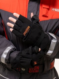Перчатки-варежки Remington Activ Fishing Softshell Black ( FM1622-010)