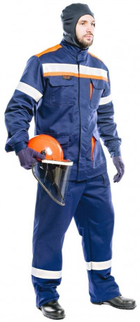 Костюм 42 кал/см2 из огнезащитной ткани WORKER с термобельём (куртка/брюки) (СП03-Л V)