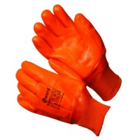 Gward Flame Трикотажные утепленные перчатки с оранжевым МБС покрытием (GSP0128S)